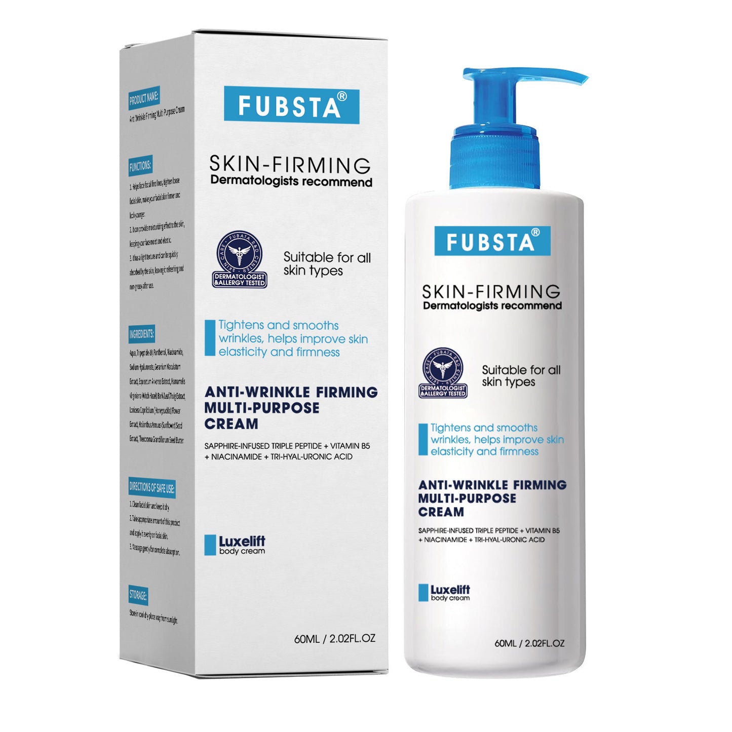 Anti-Wrinkle Skin Cream Fade Wrinkles Soft Skin Supplement Mild Repair.