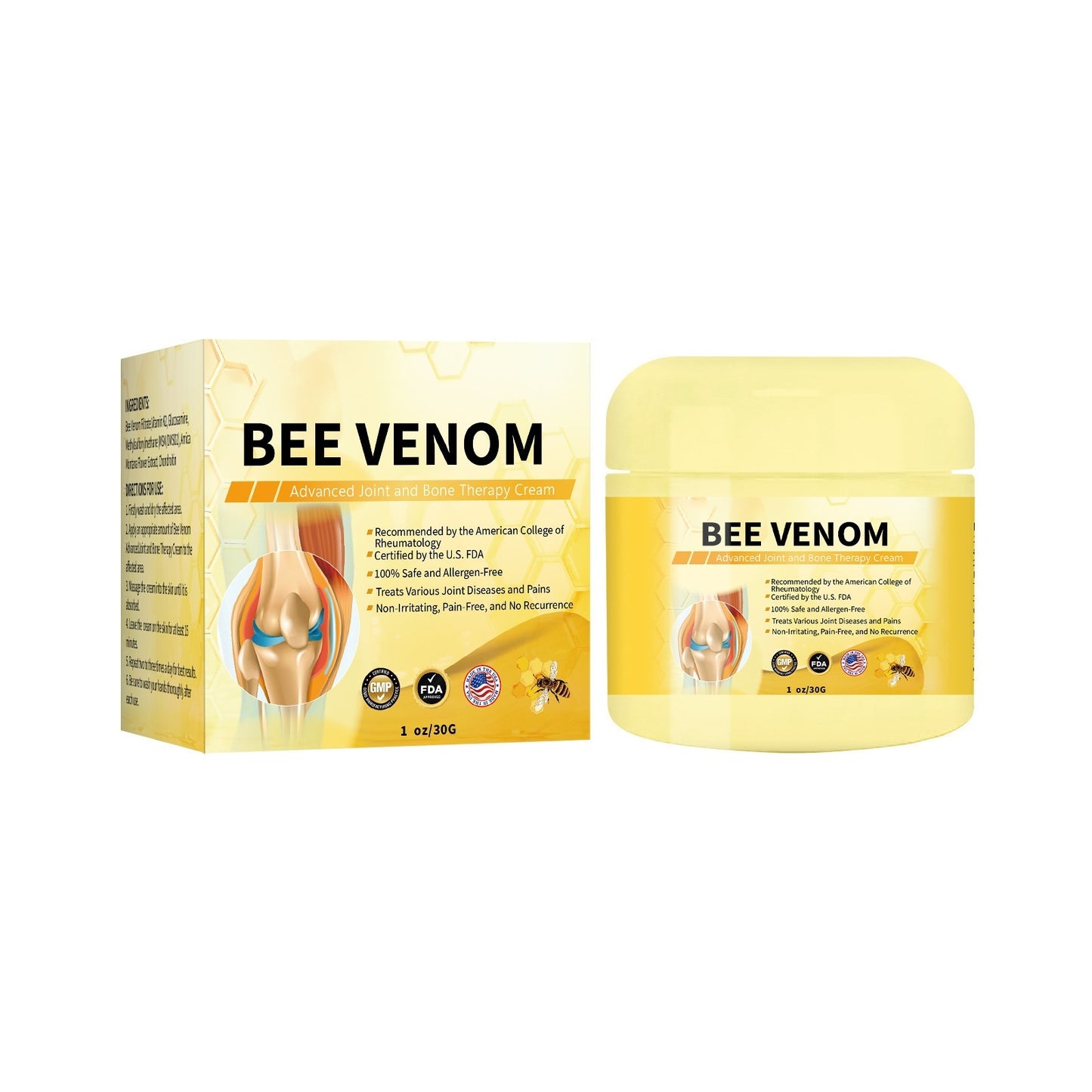 Bee Venom Skin Neck Cream Repair Hand And Foot Skin Moss.